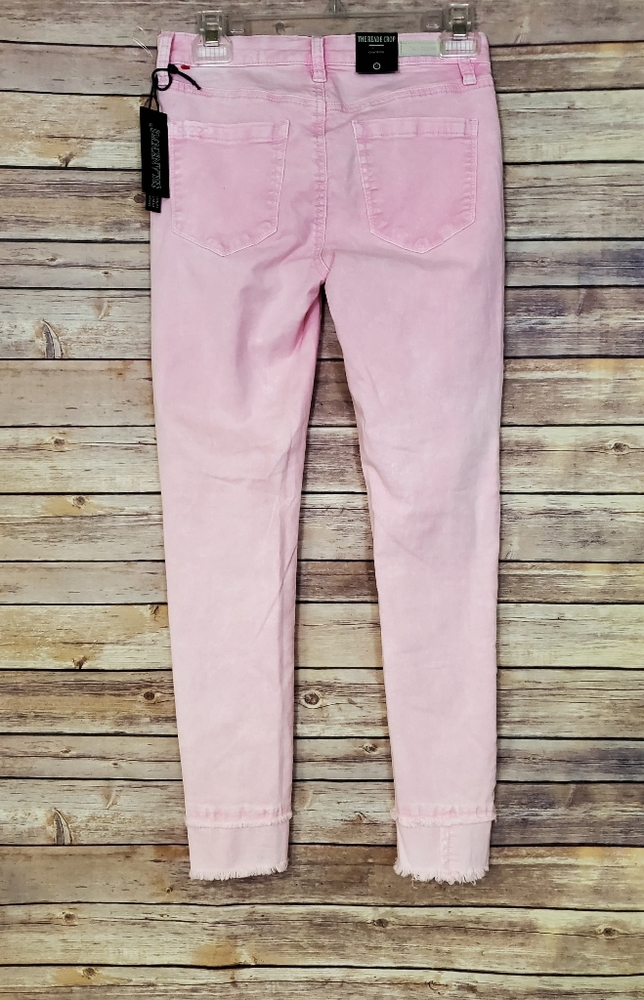 Blank NYC The Reade Crop Skinny Pink Pants 27 - Picture 4 of 8